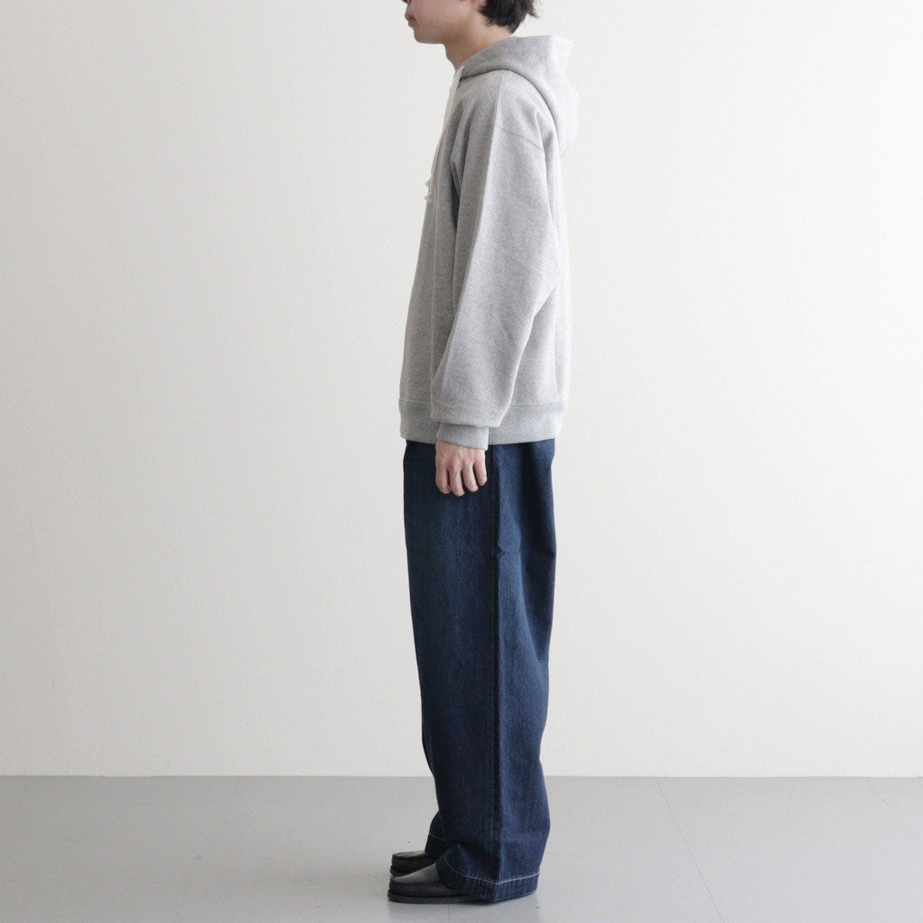 Selvage Denim Belted Pants #INDIGO_DARK FADE [GU261-40064DB]