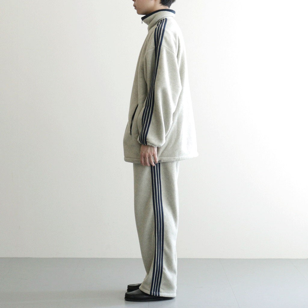 Fleece Loose Fit Track Jacket #OATMEAL [I25AW-BC120]