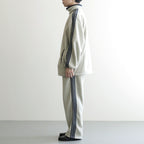 Fleece Loose Fit Track Jacket #OATMEAL [I25AW-BC120]