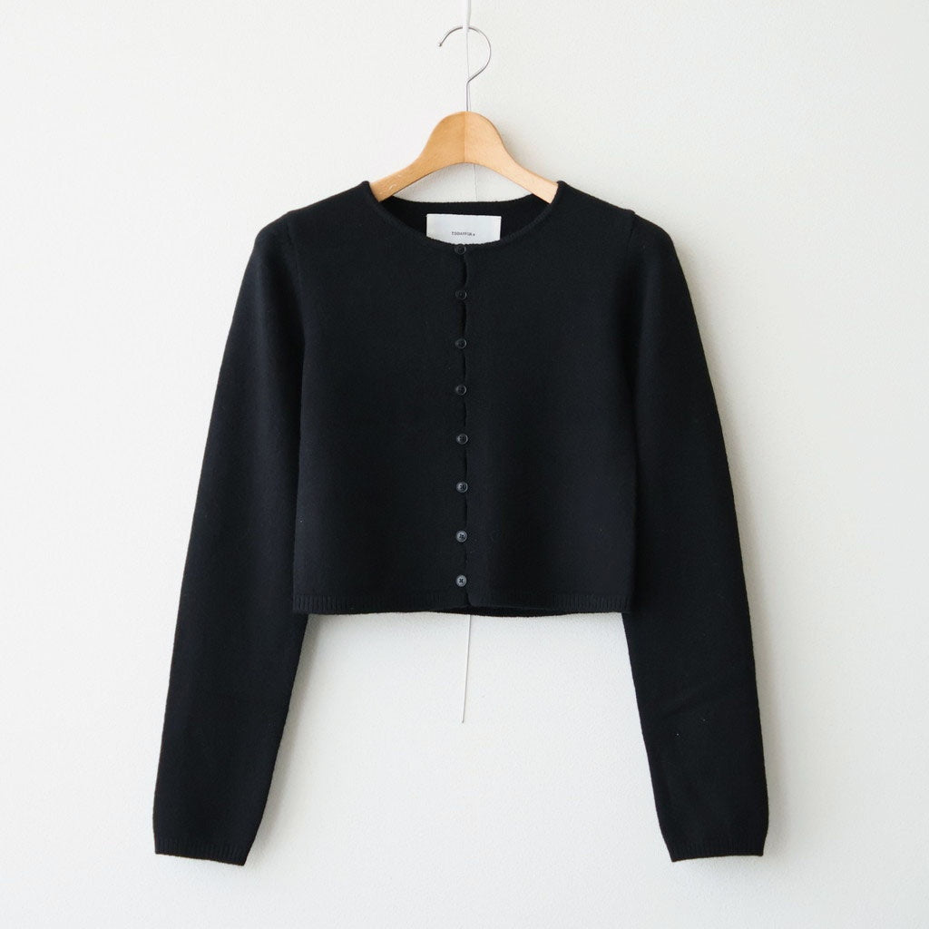 Cashmere Compact Cardigan #BLK [12620513]