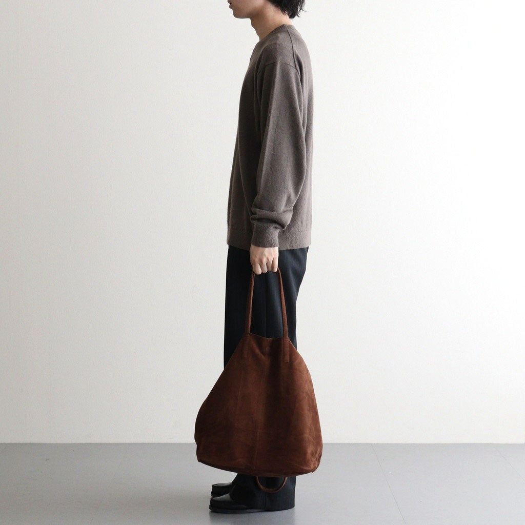 3WAY LARGE TOTE （OIL SUEDE） #COFFEE BROWN [L-1]