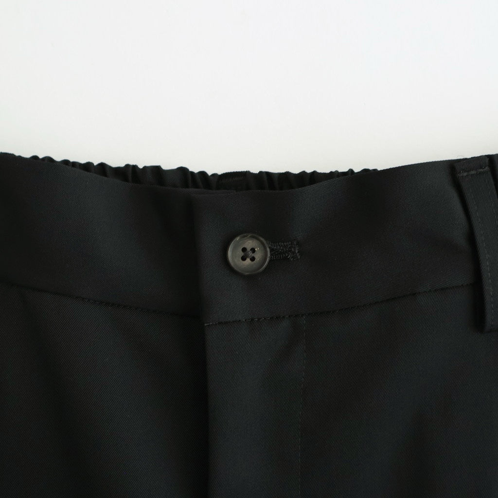 WIDE EASY SHORT TROUSERS #BLACK [ST.1435]