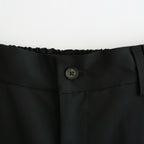 WIDE EASY SHORT TROUSERS #BLACK [ST.1435]