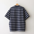 MULTI BORDER S/S TEE #NAVY [FSC251-70121]