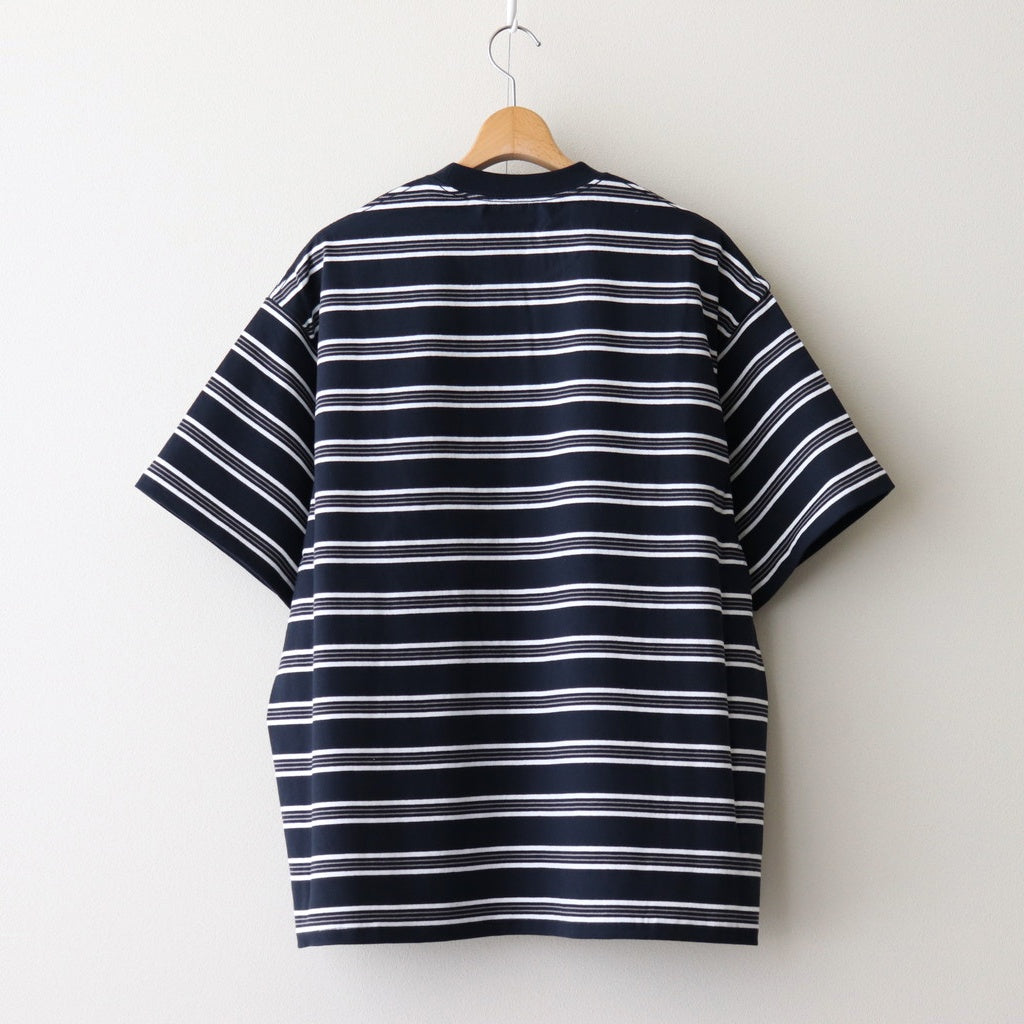 MULTI BORDER S/S TEE #NAVY [FSC251-70121]