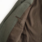 BLUEFACED WOOL JACKET #OLIVE GRAY STRIPE [A26AJ01BS]