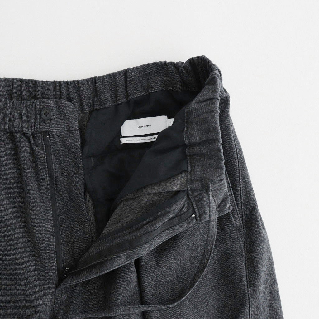 Sulfur Dyed Gabardine Two Tuck Easy Pants #GRAY [GM261-40201]