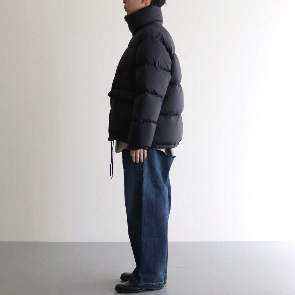 SUPER LIGHT NYLON RIPSTOP DOWN BLOUSON #BLACK [A24AB01NL]