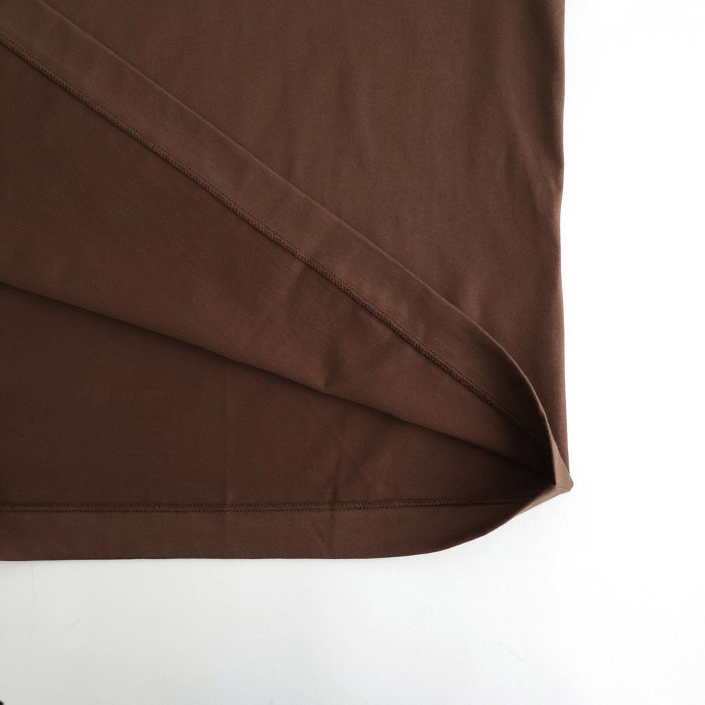 SUVIN60/2 OVERSIZED T-SHIRT #BROWN [KKAGLW0015]