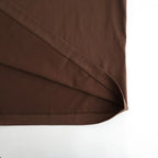 SUVIN60/2 OVERSIZED T-SHIRT #BROWN [KKAGLW0015]