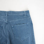 GARMENT-DYED FINX CORDUROY 5P WIDE PANTS #DUSTY BLUE [A26AP01FX]