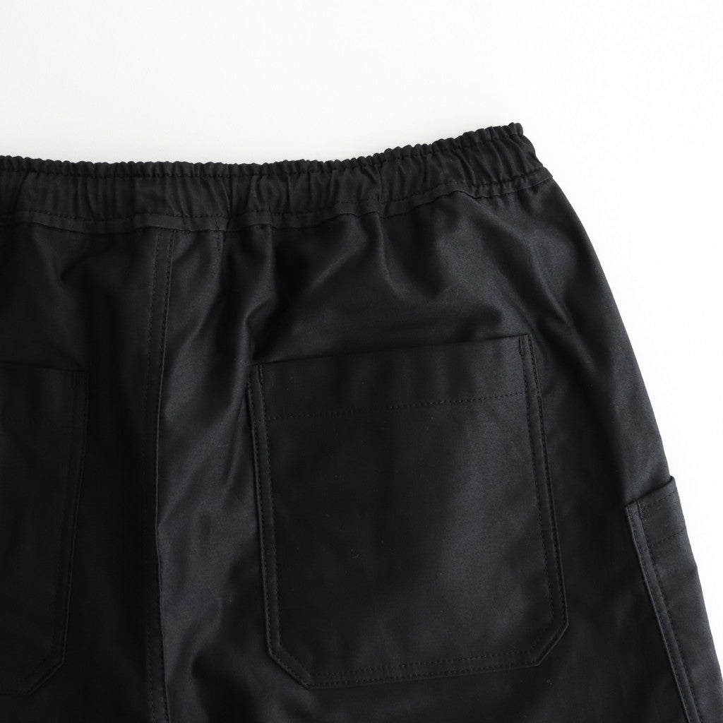 綿サテンイージーパンツ #BLACK [HP-P013-051]