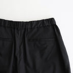 Silicon Poplin Two Tuck Easy Pants #BLACK [GM251-40148]