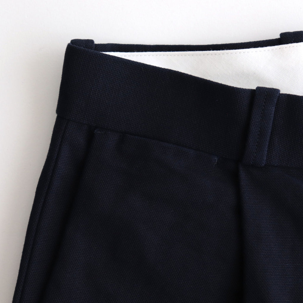chino tuck straight #navy [65635]