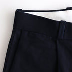 chino tuck straight #navy [65635]