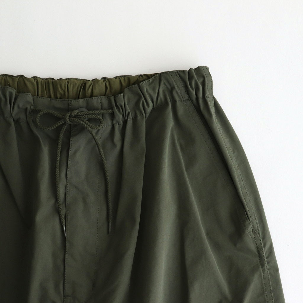 綿エステルウェザー オーバーパンツ #KHAKI [HO-P021-051]
