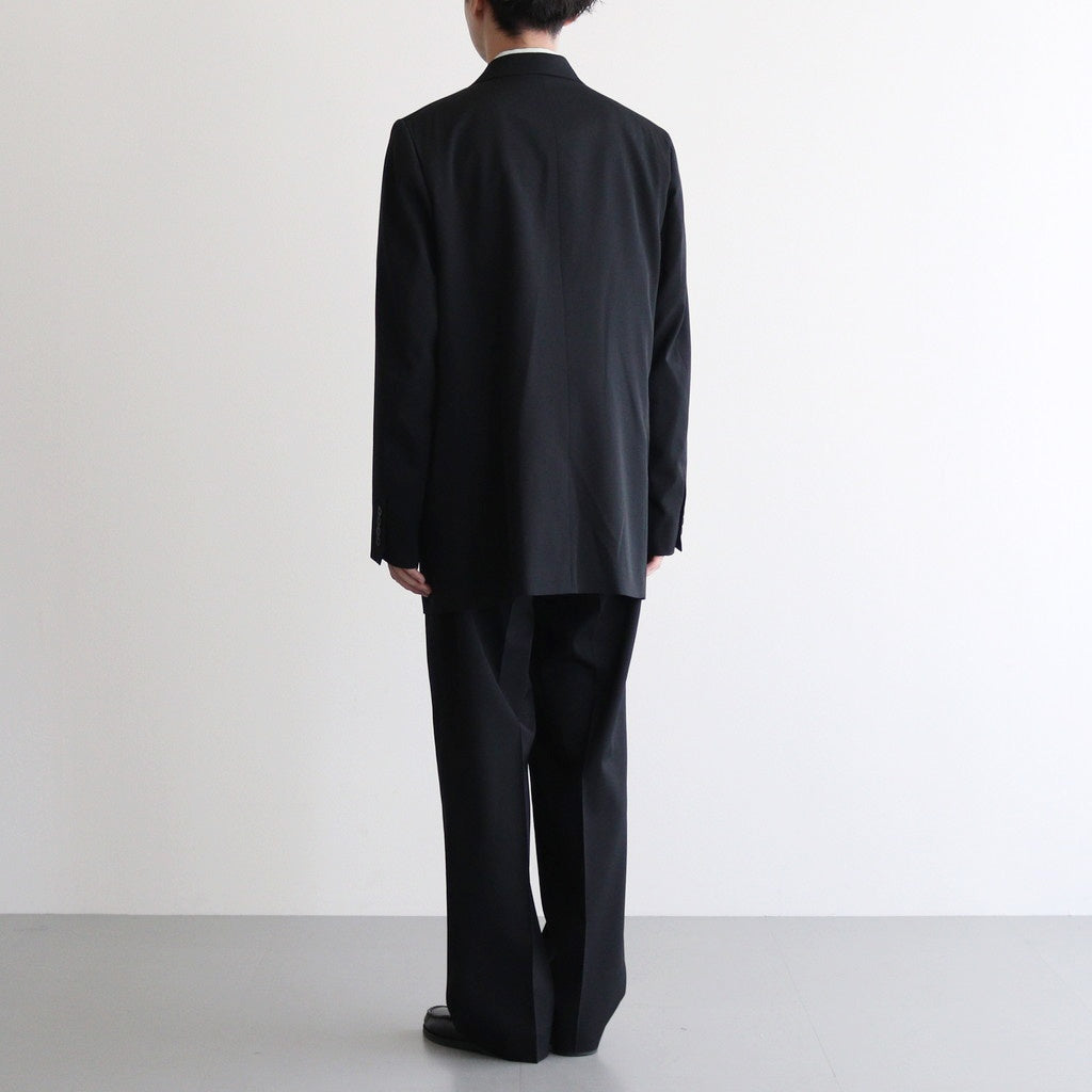 LIGHT WOOL MAX GABARDINE JACKET #TOP BLACK [A25AJ01MG] – ciacura