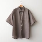 HRAFTeX S/S STRIPE SHIRT #BROWN STRIPE [FSC262-50008]