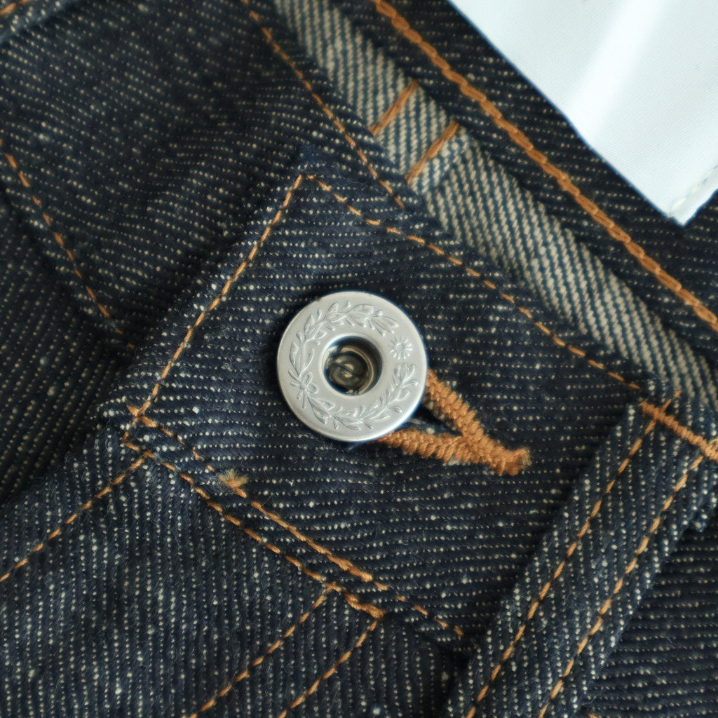 MODERN DENIM PANTS WIDE CUT #RIGID INDIGO [MODERN002]