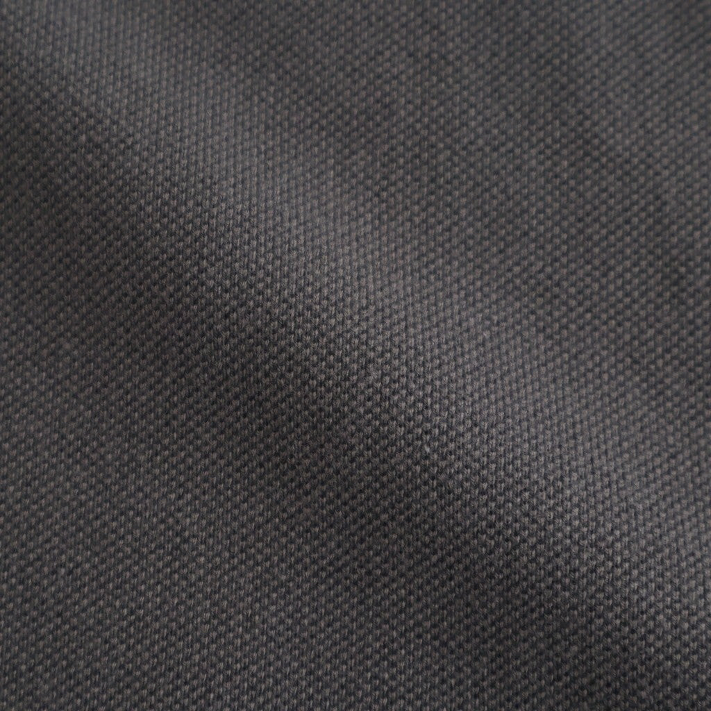 Cotton Pique Jersey L/S Polo #CHARCOAL [GM261-70417]