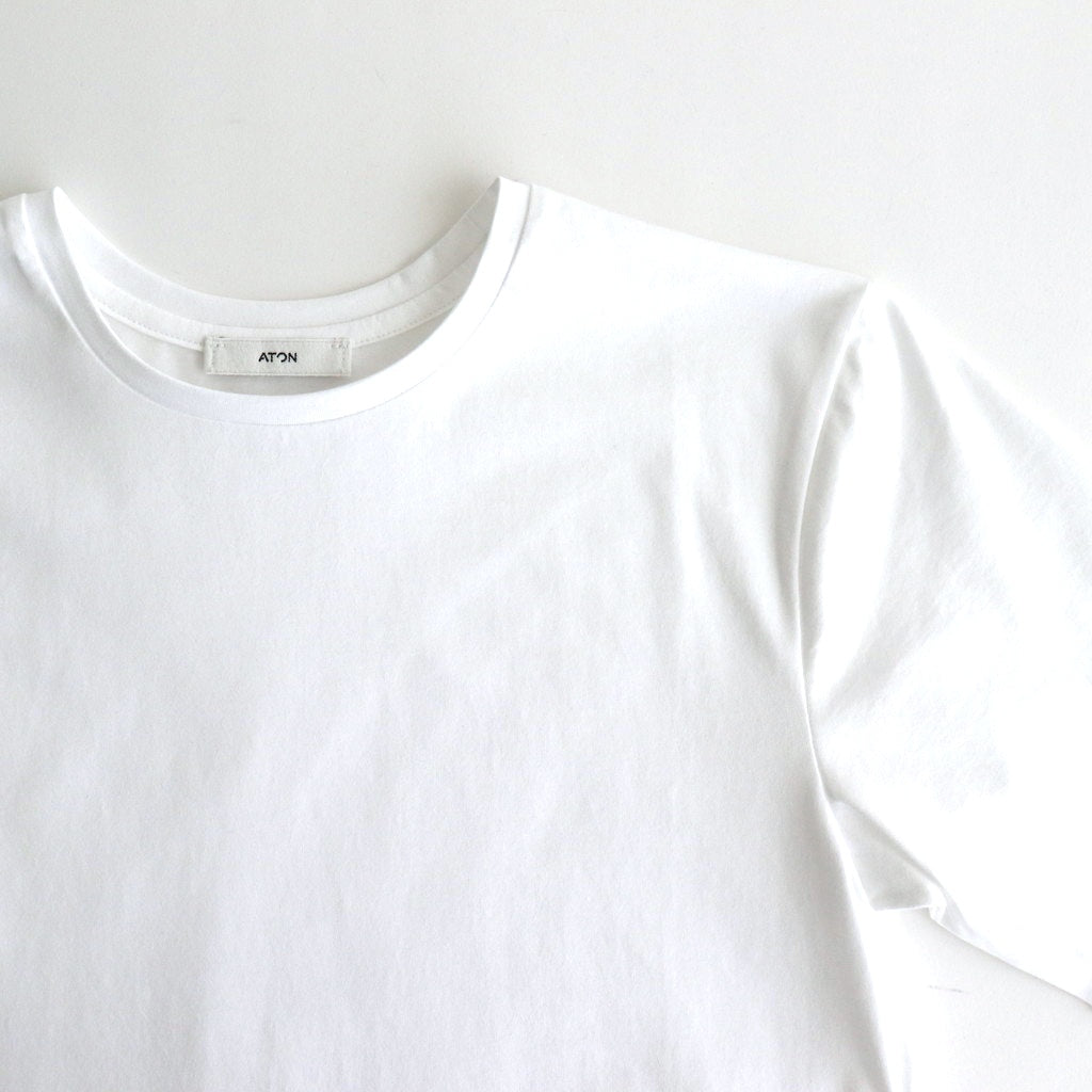 SUVIN 60/2 PERFECT SHORT-SLEEVE #WHITE [KKAGGM0013]