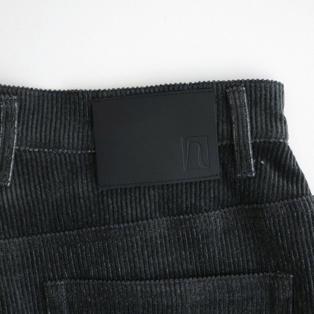 SUMI/INDIGO CORDUROY ASHLEY PANTS #BLACK [N0059]