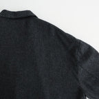 縮絨ウール2WAYカラーJK #CHARCOAL GRAY [D225-J332]