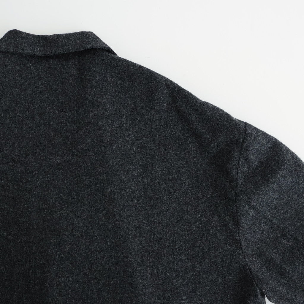 縮絨ウール2WAYカラーJK #CHARCOAL GRAY [D225-J332]
