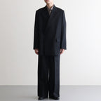 3pleated Wide-leg Trousers #BLACK [YK25FW01051P]