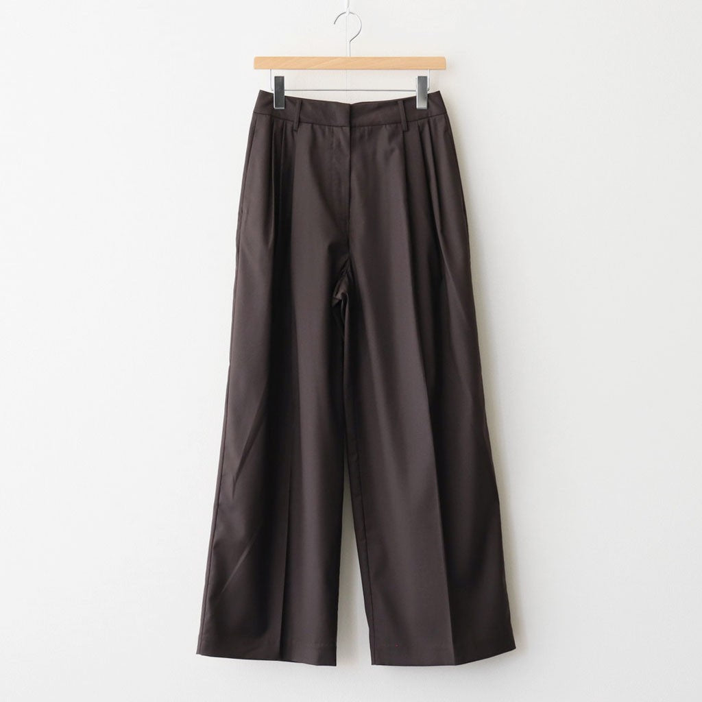 Lightweight Tuck Trousers #D/BRN [12520704]