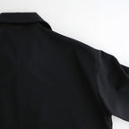 WOOL MAX CANVAS BLOUSON #BLACK [A26SB02WC]
