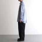 SHEER STRIPE SHIRTS LOOSE FIT #BLUE STRIPE [2541000507]