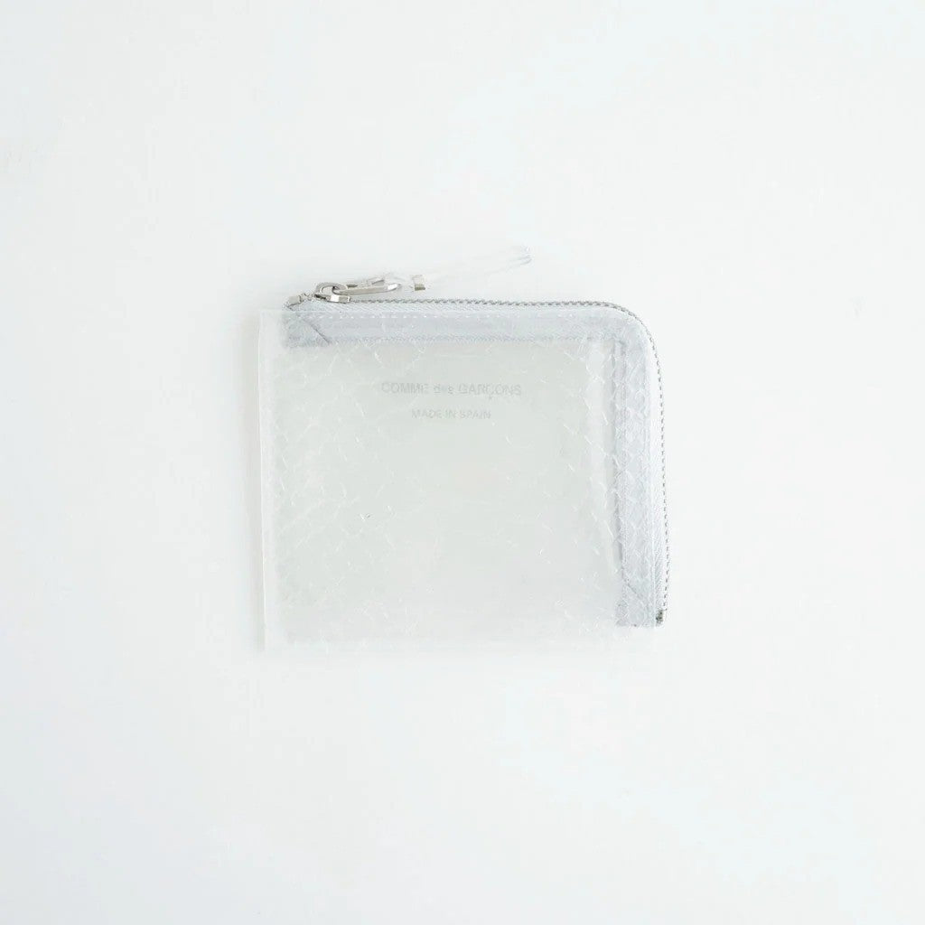 L字型ZIP財布 - TRANSPARENT SNAKE #CLEAR [8Z-T310-051]