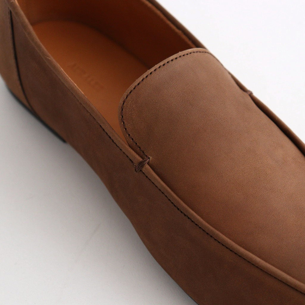 HORSEHIDE LEATHER LOAFERS #BROWN [A26AS07QD]