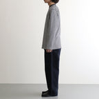 chino tuck straight #navy [15635]