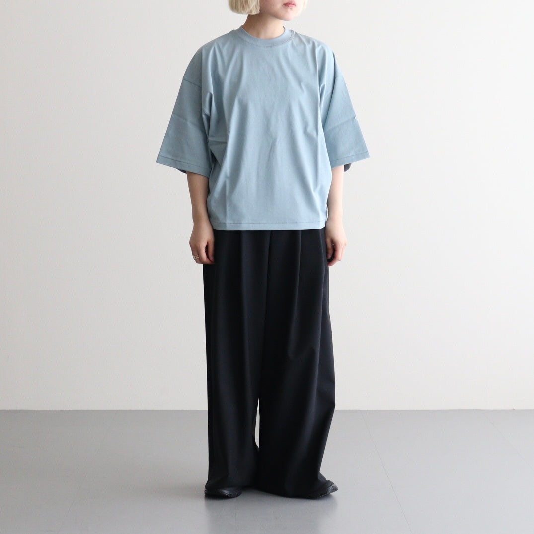 SUVIN 60/2 WIDE SLEEVE T-SHIRT #SAX [KKAGLM0016] - ciacura 三重県
