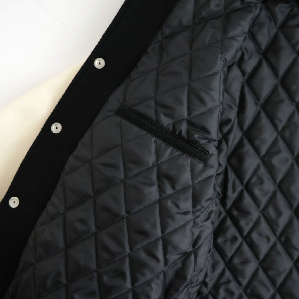 WOOL VARSITY JACKET #BLACK [26330201]