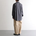Broad L/S Oversized Regular Collar Shirt #C.GRAY [GM253-50001B]