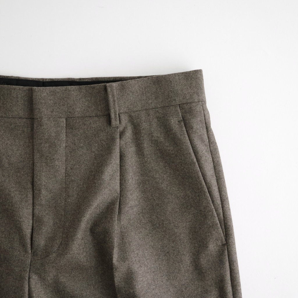 MERINO COLLEGE FLANNEL STANDARD PANTS #MOCHA [PRAGLW0900]