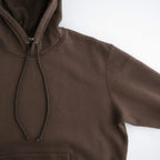SMOOTH SOFT SWEAT P/O PARKA #DARK BROWN [A26AP01TU]