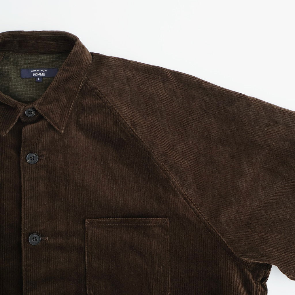 綿コーデュロイジャケット #BROWN [HP-B029-051]