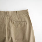 CHINO TROUSERS - WIDE STRAIGHT #KHAKI [11062601]