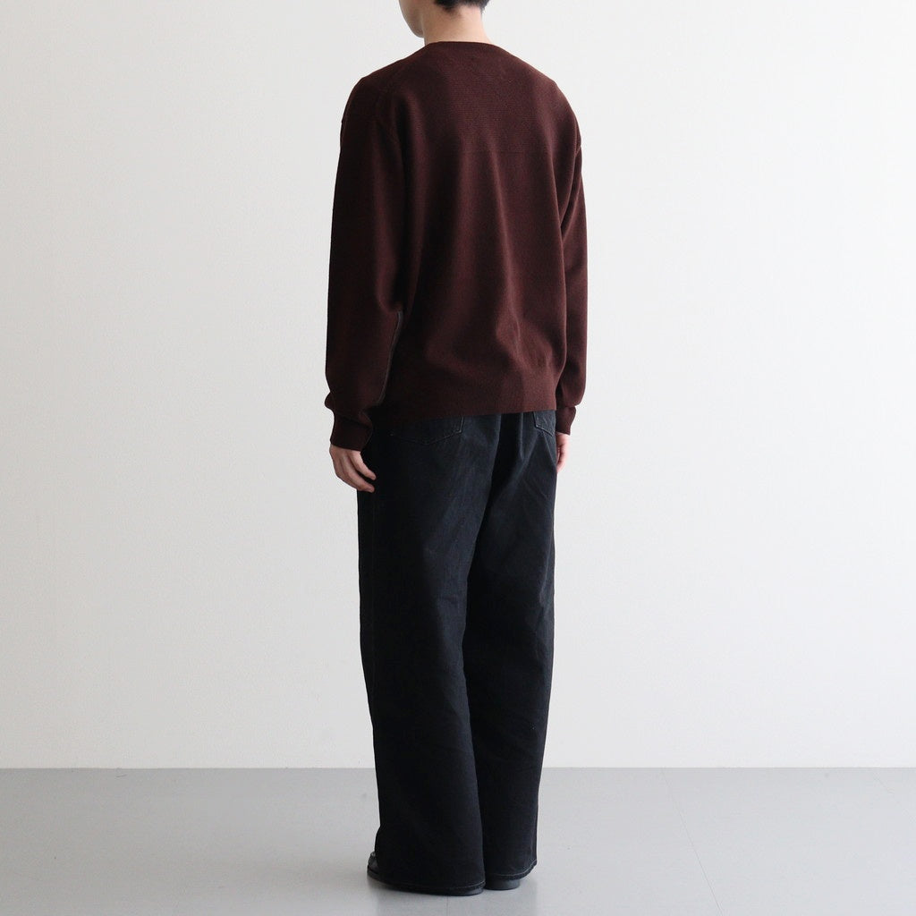 Fine Gauge Crewneck Sweater #BROWN [YK25FW01127S]