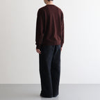 Fine Gauge Crewneck Sweater #BROWN [YK25FW01127S]