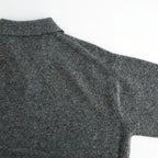 CASHMERE NEP KNIT POLO #MIX GRAY [A26AP02NE]