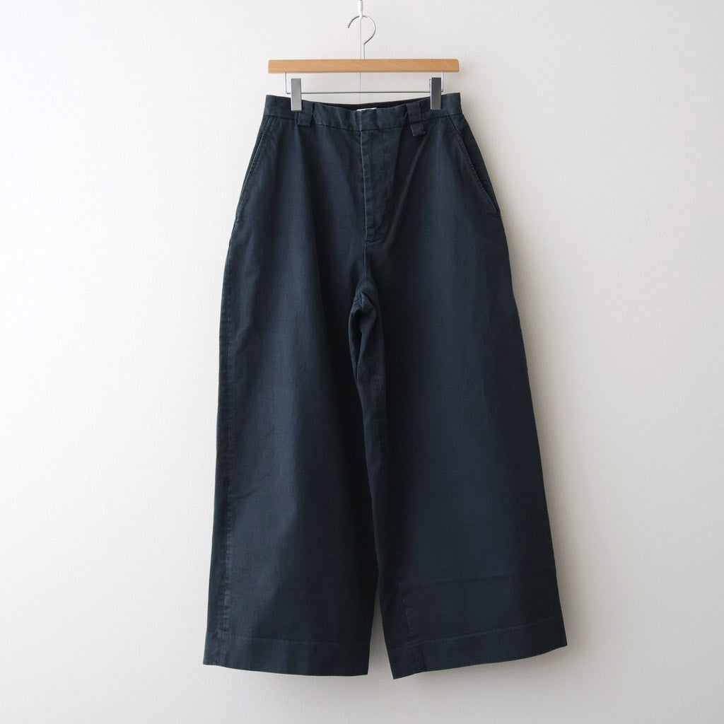 Chino High Waist Pants #BLACK USED [I25AW-PT173B]