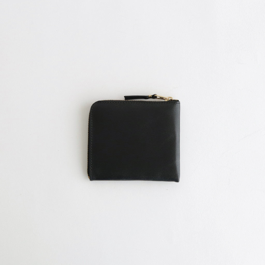 L-shaped ZIP wallet - CLASSIC LEATHER LINE #BLACK [8Z-D003-051]