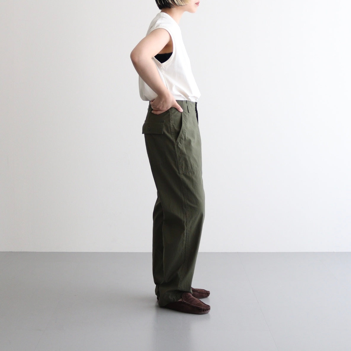 BAKER PANTS #olive [75602] - ciacura 三重県四日市市のセレクトショップ