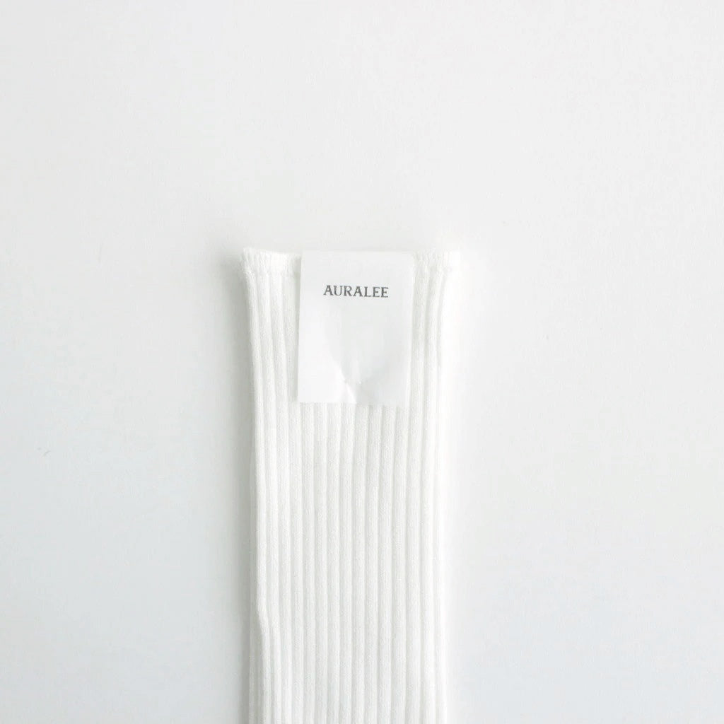 GIZA HIGH GAUGE SOCKS #WHITE [A00S02SX-M]