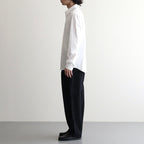 WASHED FINX TWILL SLIM SHIRT #WHITE [A26AS03TN]